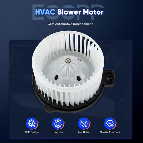 AC Blower Motor For Hyundai Accent Veloster Tucson Genesis Coupe And Kia Sportage Front Heater Fan Replacement 971111R000 700286 Direct Fit Easy Install Durable Performance Quiet Operation By ECCPP