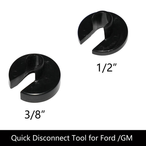 Air Conditioning Line Disconnect Tool Set For Air Conditioning And Fuel Lines, Spring Lock Coupler Remover, 3/8 and 1/2 inch