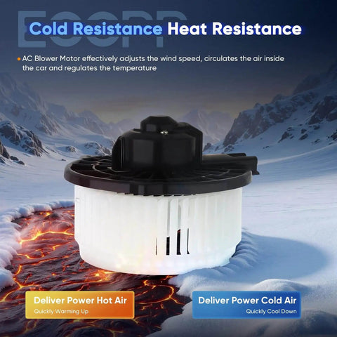AC Blower Motor Replacement For Acura And Honda ECCPP Beef Up Your Ride Front Heater HVAC 700005 Fits Acura EL 2001 2005 Civic 2001 2005 CR V 2002 2006 Element 2003 2011 Front Cabin Fan Motor