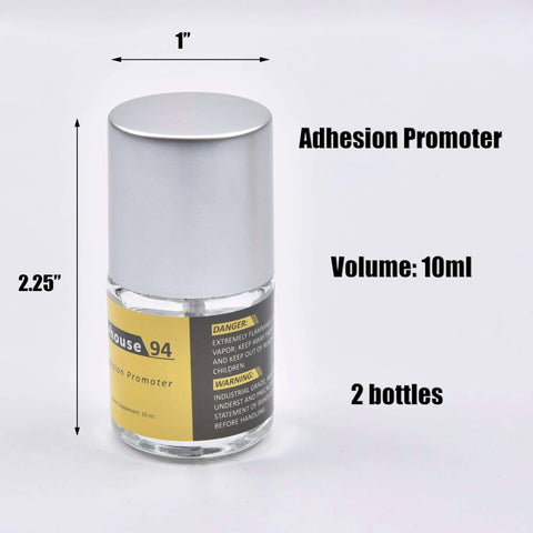 Adhesion Promoter With Brush Head 10ml 2 Pack That Gives Tape A Sticky Boost for wall panels and automotive molding tape
