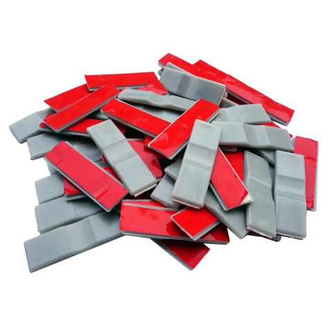 10 Pack Sliding Door Stopper Concave Locator Stick On Positioner Anti Collision Buffer Adapter For Wardrobe Upper Track