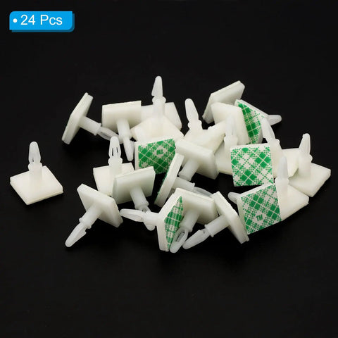 Sticky PCB Spacer Kit With 24 Adhesive Standoffs 0.37 Inch Height Insulated White Mounts For PCB Board Support