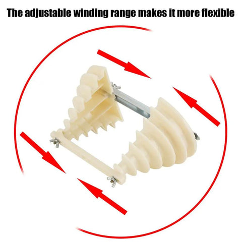 Six Layer Coil Wire Winding Device For Single Phase Motors With Beige Plastic Head Holder detail view