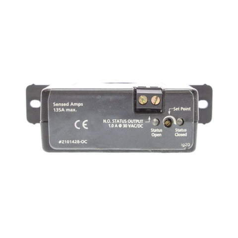 Adjustable Current Switch With SLD Core Normally Open H708 for belt loss detection, front view showing status indicators