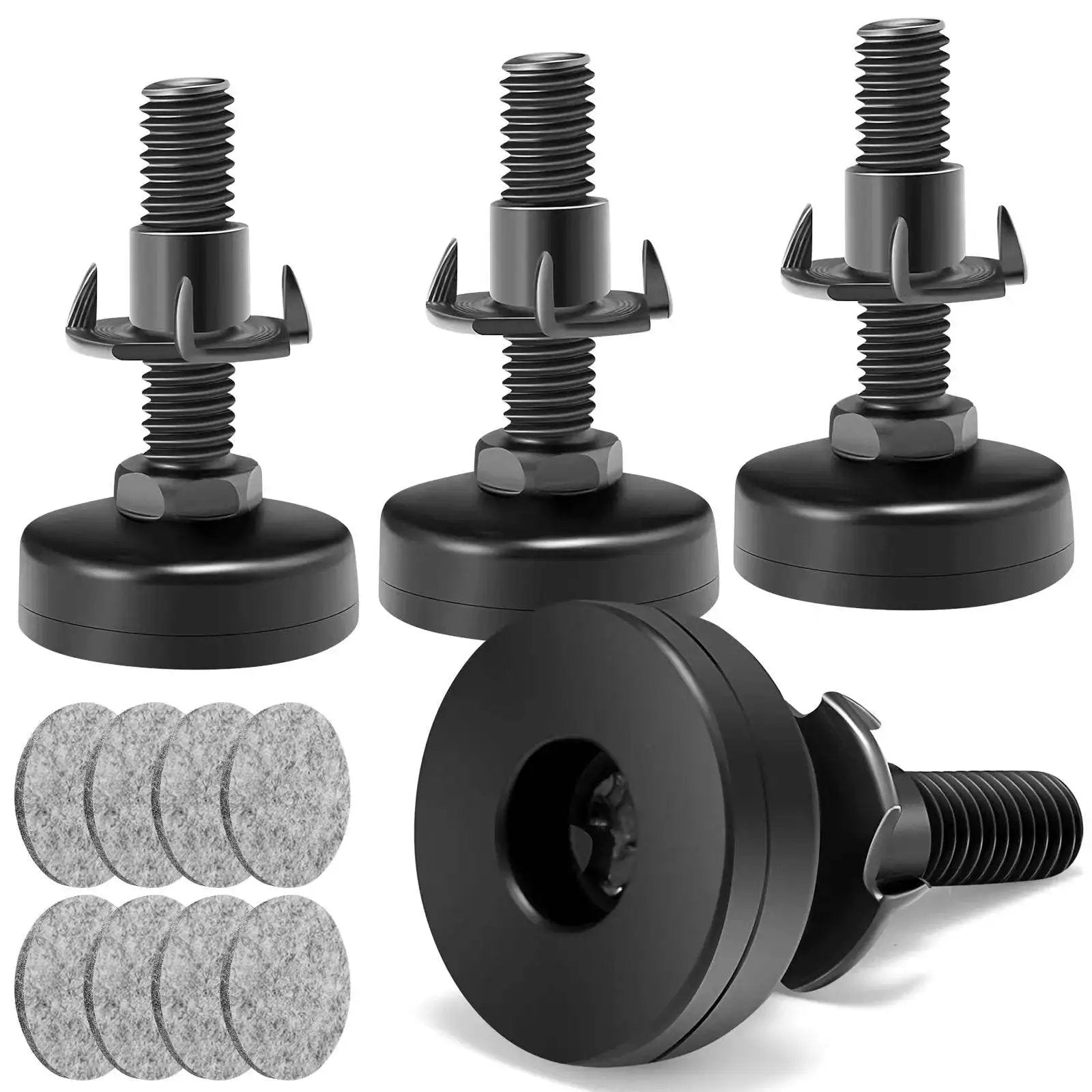 adjustable furniture levelers 3/8 UNC - 4 Pack Support...