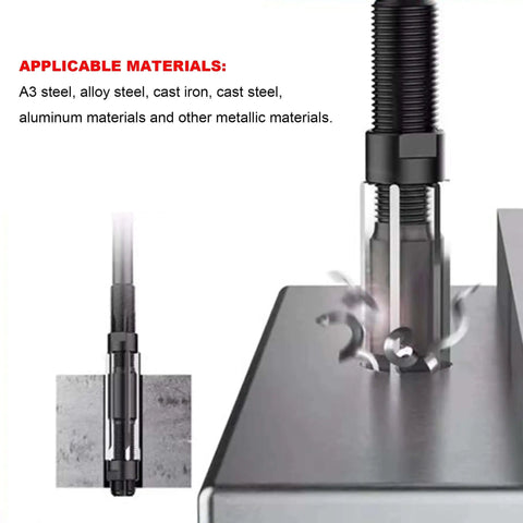 Pro Grade HSS Adjustable Manual Reamer Milling Tool With 15.25 To 17 Mm Diameter For Metalworking in use on metal surface