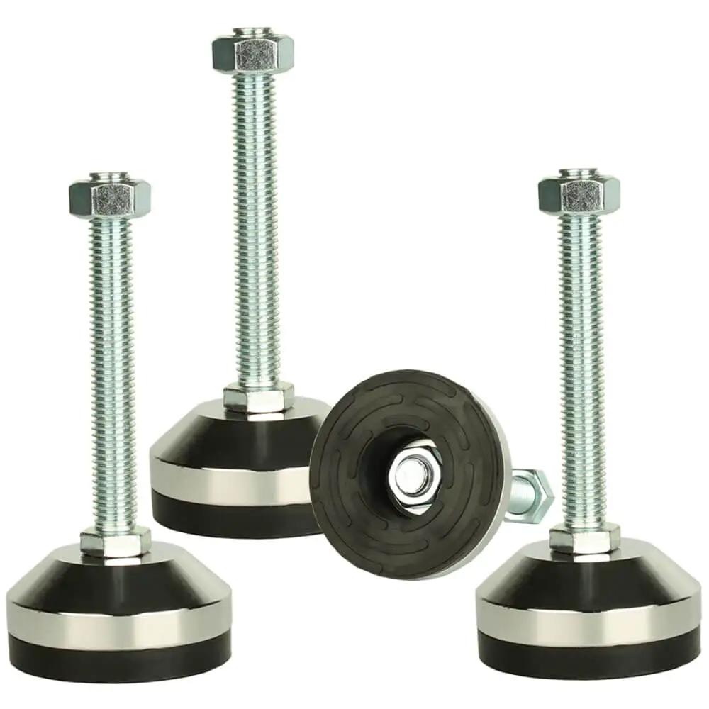 Heavy Duty Leveling Leg Set With 2.36 Inch Base Diamet...