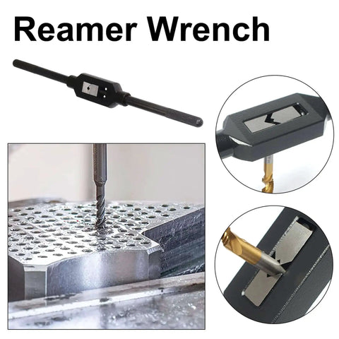 Beefed Up Adjustable Metal Tap Handle Reamer Wrench for Screw Tapping and Repair from One Quarter Inch to Three Quarters Inch