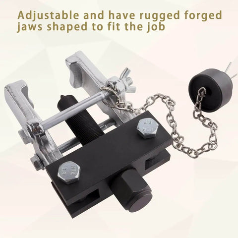 Beefed Up Pitman Arm Puller With Adjustable Jaws For Removal Of Pitman Arms Bearings Collars Gears And More For Cars And Light Trucks Repair Tool Kit Set