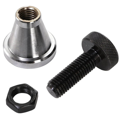 Two pack adjustable screw jack set provides precise leveling for milling and drilling machines, height adjustable from 2.75 to 4.25 inches, 2 inch diameter, 5 ton capacity, rugged 45 steel for stable, reliable support