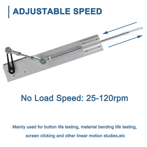 JQDML 24V DC reciprocating linear actuator with telescoping rod and adjustable speed controller, 150mm stroke