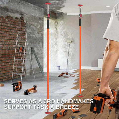 ✝️ Adjustable Support Pole, Quick-Adjustable Telescopic Rod Support System, installed in room, supports up to 154 lbs, 2PACK 57~114INCH for dust barriers