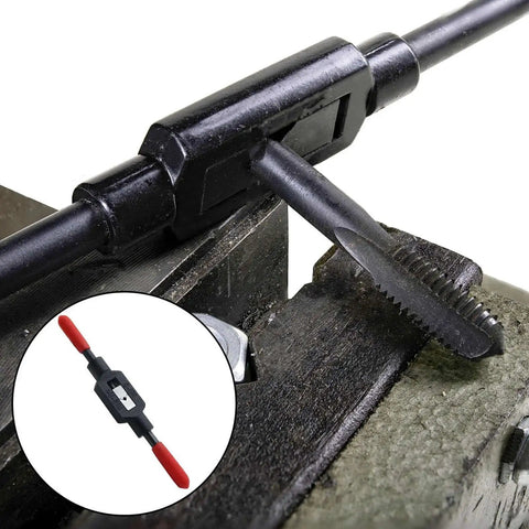 Adjustable Tap Wrench One Sixteenth To One Quarter Inch Jaw Opening 140mm Length Fits M1 To M8 Taps Tap Holder And Reamer