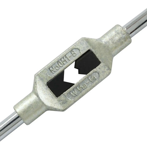 Adjustable Tap Wrench Handle For Metric M1 To M10 And W1 16 To 3 8 Thread Tap Holder Reamer Hand Tapping Tool, close-up of zinc alloy body