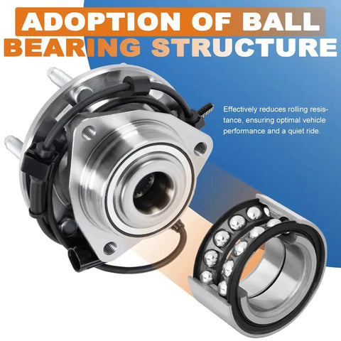 Front Wheel Hub Bearing Assembly With ABS Sensor For 2002 2009 Chevy Trailblazer 2003 2006 SSR 2002 2009 GMC Envoy