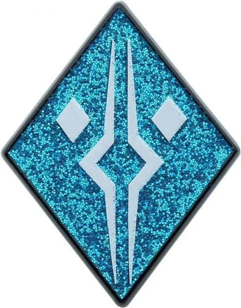 Star Wars Ahsoka Logo Enamel Glitter Pin Official Collectible Metal Pin With Durable Enamel Inlay May The Force Be With You Design