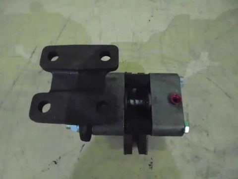 Top view of Air Actuated Disc Caliper Brake with T bracket mount for industrial machinery, 1200 inch-pound torque, and 16-inch disc.