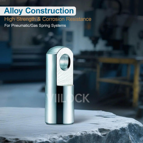 2pcs Air Cylinder Rod Clevis End, M8x1.25 Female Thread I Type Connector Air Cylinder Accessories I-20 alloy construction