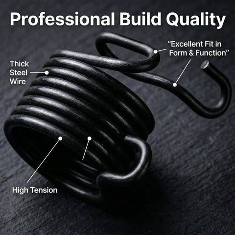 Spring Retainer For Air Hammer Chisel Gun Three Eighths Inch Replacement Part For Attachments And Bits Durable Steel Construction