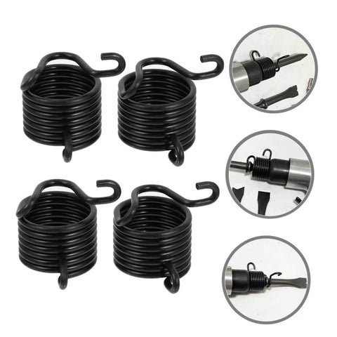 6 Pcs Air Hammer Spring Retainer Set For Pneumatic Chisels On The Job Heavy Duty Alloy Steel Air Tool Accessories close-up view