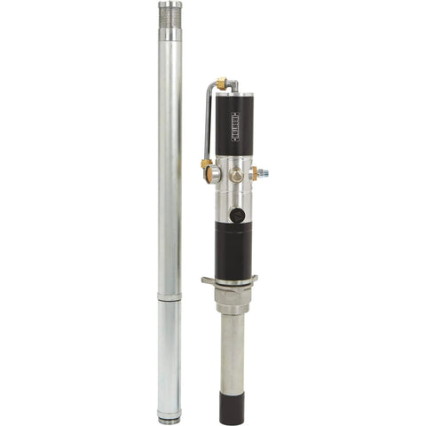 Ironton Air-Operated Oil Transfer Pump - 1:1 Ratio, 10.58 GPM shown with metal components and connectors