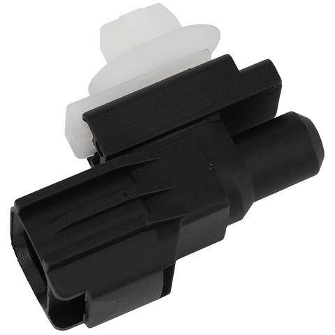 A-Premium air temperature sensor, black plastic housing with white connector.