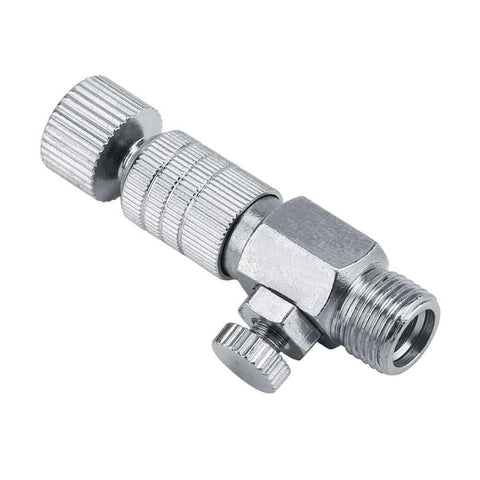 Harder Steenbeck Airbrush Quick Connect Quick Release Disconnect Adapter One Eighth Inch Male And Female Connections With Adjustable Control Valve