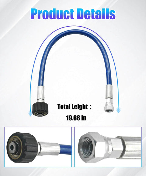24W830 Airless Paint Sprayers Piston Pump Side Tube Fits For Graco 390 395 490 495 595 PC, 0.5 inches Airless Paint Sprayers Coupled Hose