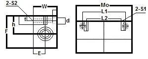 AK10GWUU NB 10mm Double Wide Compact Block Unit Motion Linear Bearings - VXB Ball Bearings