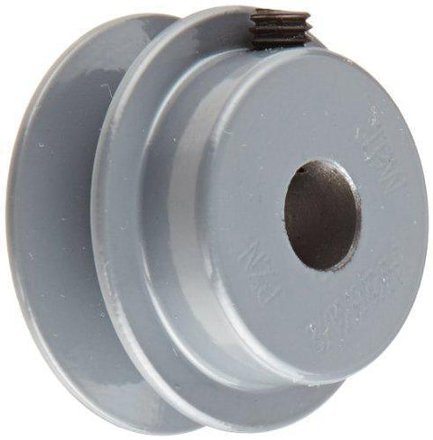 AK30 1/2" Bore Cast Iron Solid Sheave Pulley for V-belt size 3L, 4L OD: 3" ID: 1/2" AK3012 - VXB Ball Bearings