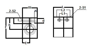 AK30GUU NB 30mm Compact Block Unit Motion Linear Bearings - VXB Ball Bearings