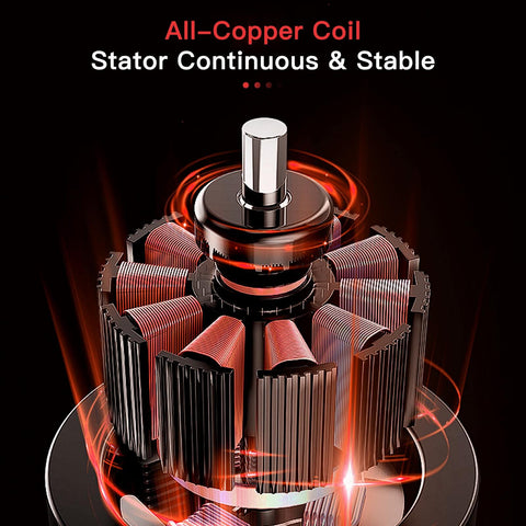 Close-up of all-copper coil stator for Alternator Replacement For Dodge Dart 2013 2014 2015 2016 And Avenger 2012