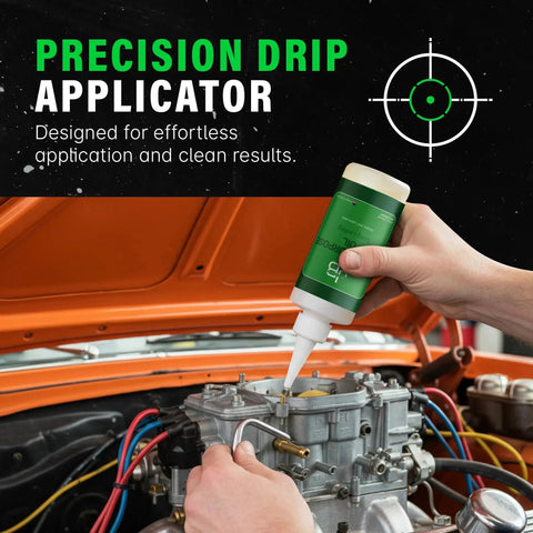 All Purpose Lubricating Oil For Home Auto And Shop Use 4 Oz With Precision Drip Applicator used on car engine