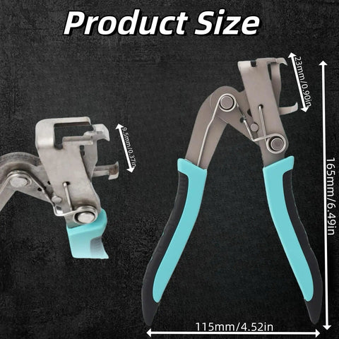 Alloy Steel Car Clip Pliers And Auto Disassembly Tools For Quick Clip Removal, Snap Pliers with dimensions shown