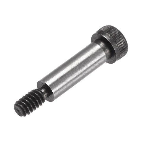 Heavy Duty Alloy Steel Hex Socket Shoulder Bolts With Three Quarter Inch Shoulder Length And One Quarter Inch Shoulder Diameter Thread Size Ten Twenty Four UNC Six Pack High Strength Wear Resistant Stripper Bolts For Machinery Automotive And DIY Projects