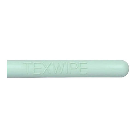Close-up of Texwipe handle on Alpha Polyester Cleanroom Swab With Long Handle For Surface Sampling And Cleaning Validation In Lab Settings