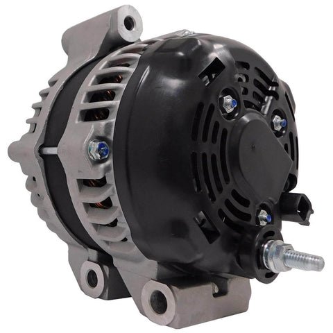 Rear view of Alternator 11570 Replacement for Chrysler 200 Dodge Avenger Journey 2011 2018 3.6L V6 models with housing details.