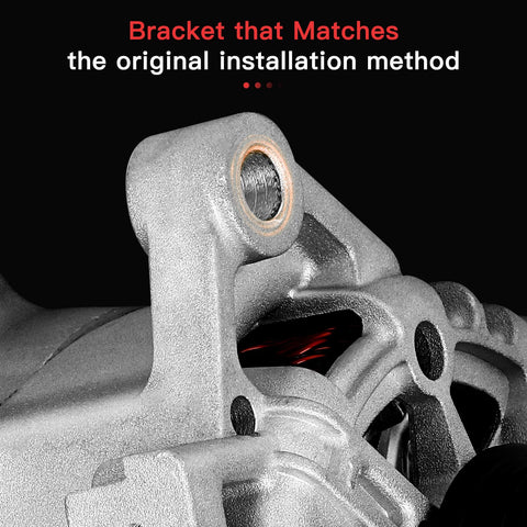 Close-up of alternator bracket for Alternator Replacement For Dodge Dart 2013 2014 2015 2016 And Avenger 2012 With L4 2.0L 2.4L Engines Direct Fit OEM Replacement 56029580AA 56029580AB A002TX3481 Plug And Play High Quality