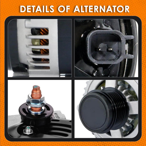 Details of alternator components for Beef Up Your Ride With This Durable Alternator Replacement For 2011 To 2020 Dodge Grand Caravan