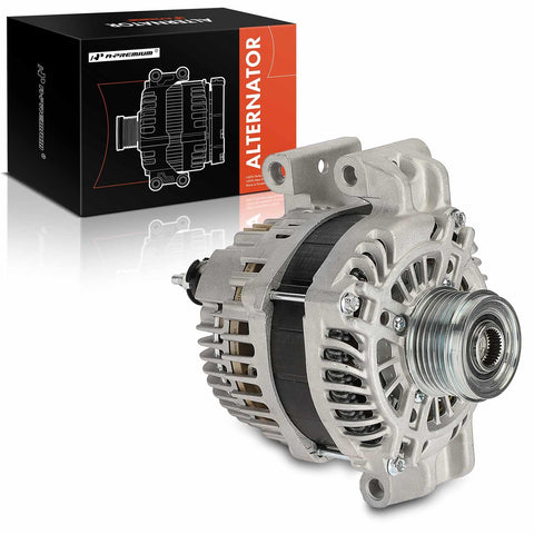 Alternator for Dodge Dart 2013 to 2016 2.0L 2.4L 12V 140A Direct Fit 6 Groove Decoupler Pulley Clockwise Rotation Replacement Part