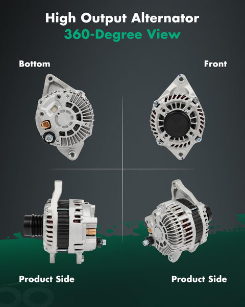 Drop In High Quality Alternator Replacement For Chrysler 200 2011 To 2013 Sebring 2007 To 2010 Avenger 2.4L 115A CW 11231 4801323AC