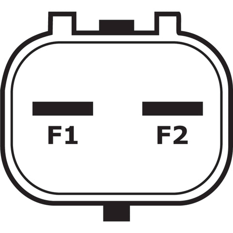 Diagram of plug connector for Replacement 12V 136Amp CW Rotation Alternator For 5.9L Cummins Diesel Dodge Ram Truck Pickup 1999 2000 2001