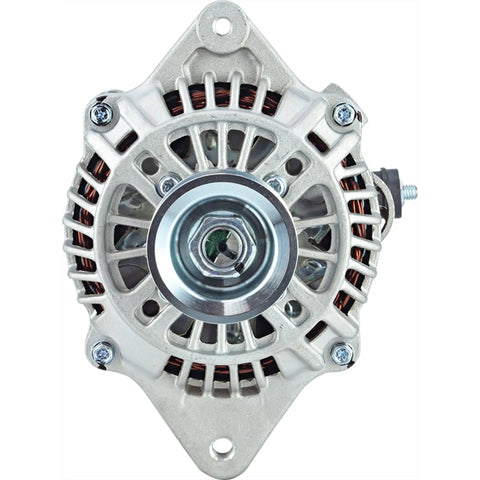 Front view of Alternator For Subaru Impreza 1999 2000 2.2L 2.5L And Forester 1999 2000 2001 2002 Drop In Replacement