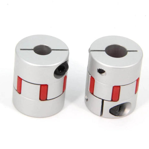 2PCS 8mm to 10mm Aluminium Plum Flexible Shaft Coupling Diameter25mm Length30mm 8x10mm Motor Connector Flexible Coupler for 3D Printer CNC Machine and Servo Stepped Motor（8x10mm）