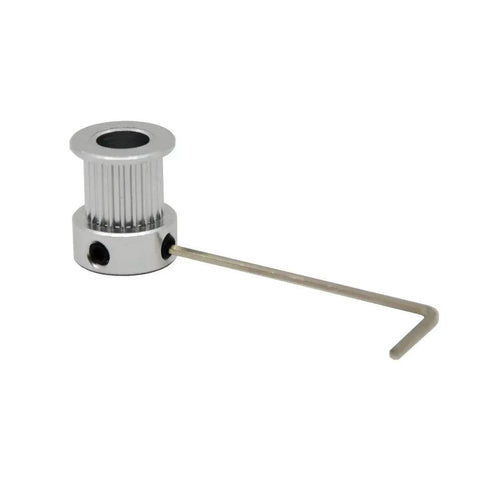 Aluminum 2GT Timing Pulleys Set 5 Pieces 20 Teeth 8mm Bore for 10mm Width 2GT Timing Belt Compatible with 3D Printers and CNC Machines Includes Allen Key