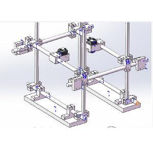 Aluminum Alloy 8mm-10mm Shaft Cross Double-hole Connector Support Clamp - VXB Ball Bearings