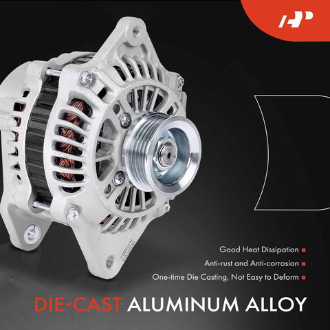 Alternator Drop-In Replacement For Subaru Outback 2000-2004, Impreza 2005, Legacy 2000-2004, Forester 2003-2005, Baja 2003-2006 And Saab 9-2X 2.5L