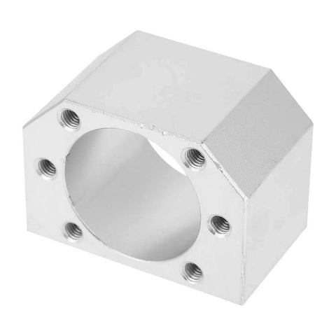 Dsg25h aluminum ballscrew nut bracket with mounting holes, sfu2505 / sfu2510 housing, for smooth installs on machinery like lathes and mills