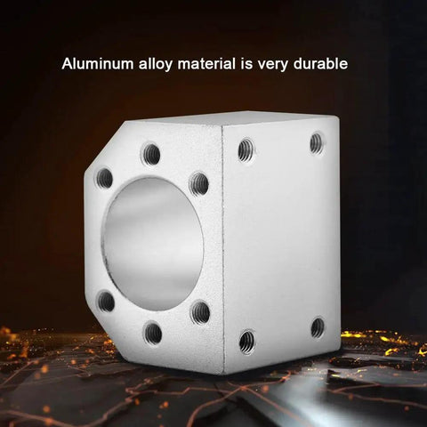 28mm Diameter 16H Ballscrew Nut Housing For SFU1604 1605 1610 CNC Linear Motion Systems Aluminum Alloy