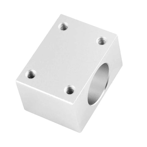 ✝️ Ballscrew nut housing seat mount bracket holder fit for sfu1204 ball screws, aluminum alloy, side view, CNC automation use
